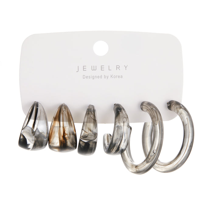Jewelry WholesaleWholesale Cutout Geometric C Set Acrylic Earrings JDC-ES-Gmai001 Earrings Gmai %variant_option1% %variant_option2% %variant_option3%  Factory Price JoyasDeChina Joyas De China