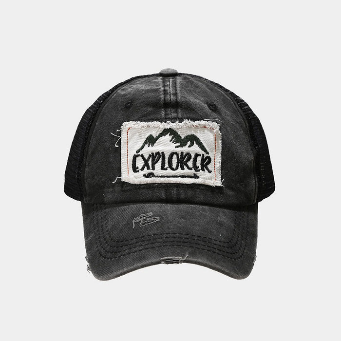 Wholesale Hat Cotton Baseball Cap Sunshade Peaked Cap MOQ≥2 JDC-FH-LvYi028