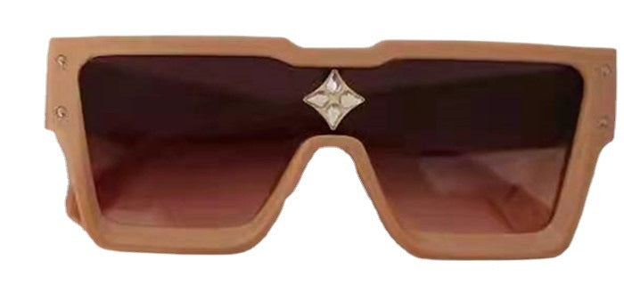 Gafas de sol al por mayor lentes de resina PC cuadros Moq≥2 (f) JDC-SG-QIC004