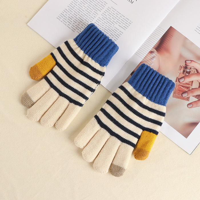 Wholesale Gloves Wool Touch Screen Warm Knitting JDC-GS-HaiD001