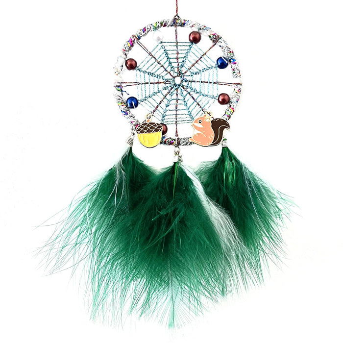 Cattador de ensueño al por mayor Feather Colgante decorativo de Navidad MOQ≥2 JDC-DC-Mying037