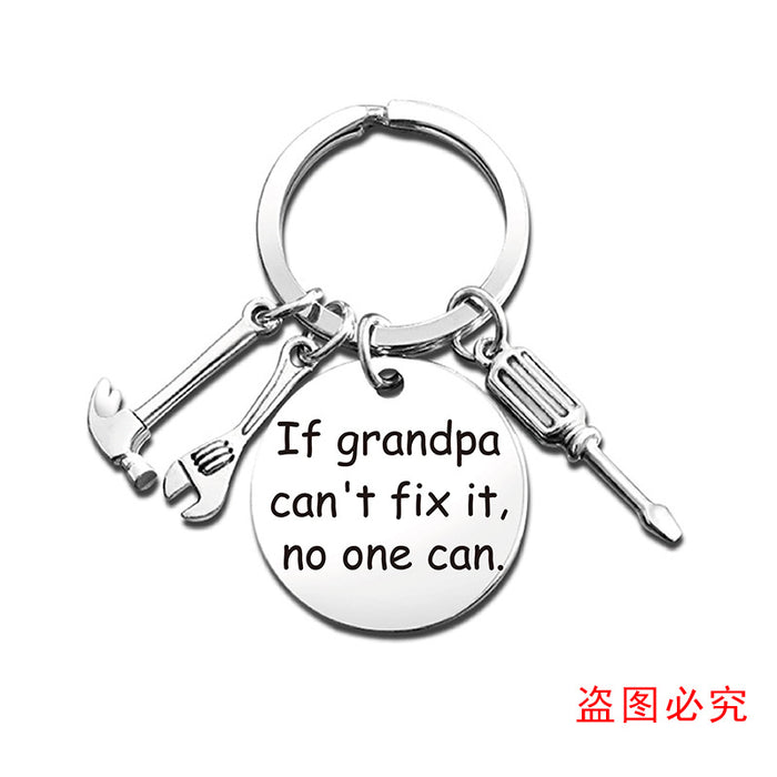 Jewelry WholesaleWholesale Father's Day Hammer Screwdriver Wrench Metal Keychain JDC-KC-GangGu025 Keychains 钢古 %variant_option1% %variant_option2% %variant_option3%  Factory Price JoyasDeChina Joyas De China