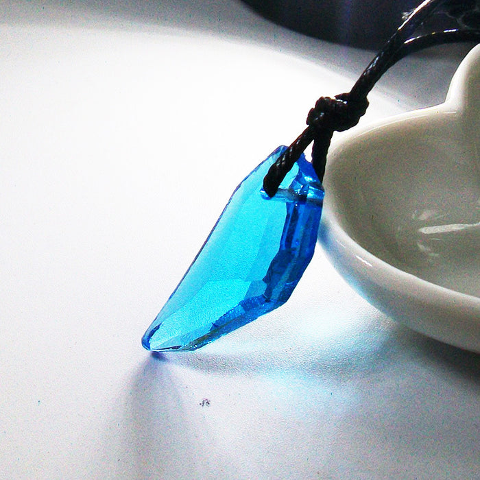 Collar colgante de pareja de cristal al por mayor joyería simple jdc-ne-yijian001