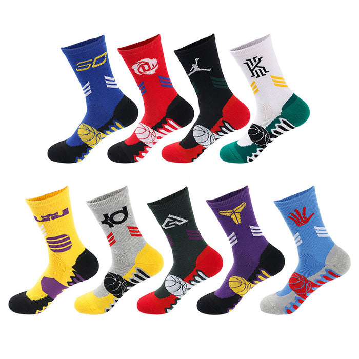 Wholesale Sock Cotton Sweat Absorbing Tall Basketball Socks Thick Thick Line Men MOQ≥3 JDC-SK-XYY001