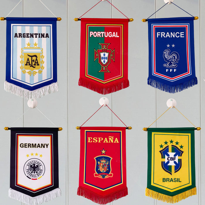 Wholesale Decoration World Cup Top 32 Pennant Flags MOQ≥2 JDC-DCN-JiuX002