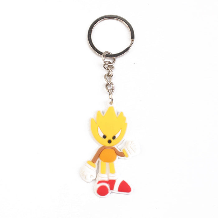 Wholesale Hedgehog keychain bag pendant PVC accessories MOQ≥2 （M) JDC-KC-MiMai001