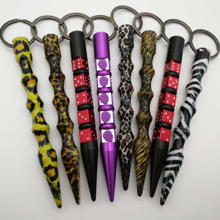 Wholesale Leopard and Cow Pattern Outdoor Keychains JDC-KC-ChiP001