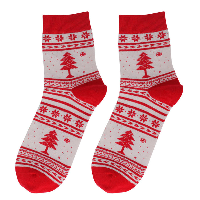Wholesale socks Christmas socks Santa Claus cartoon tube socks JDC-SK-DFF014