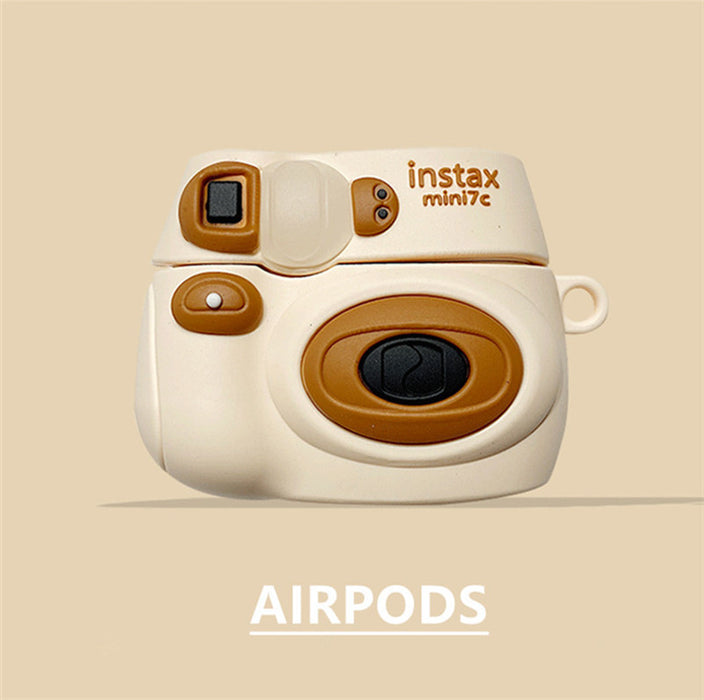 Wholesale Polaroid Camera Cartoon AirPods Soft Shell Headphone Cover JDC-EPC-XYM003