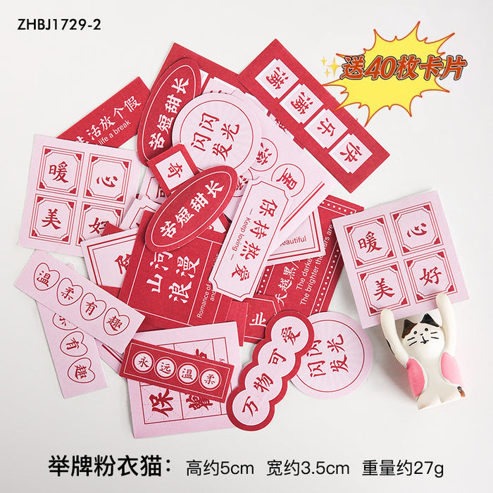 Wholesale Japanese Style Pig Holding Sign Resin Decoration JDC-DCN-HeHan001