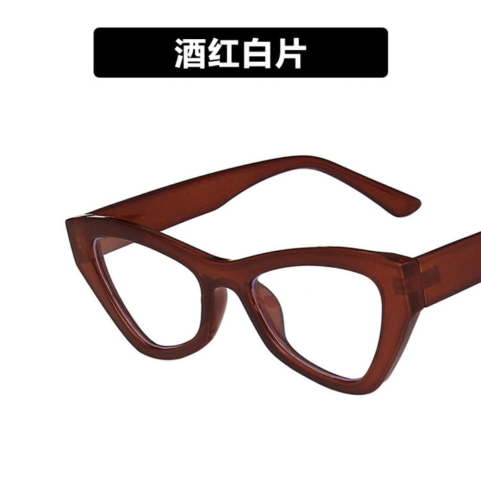 Wholesale Sunglasses Resin Retro Cat Eye UV Protection JDC-SG-ShiM001