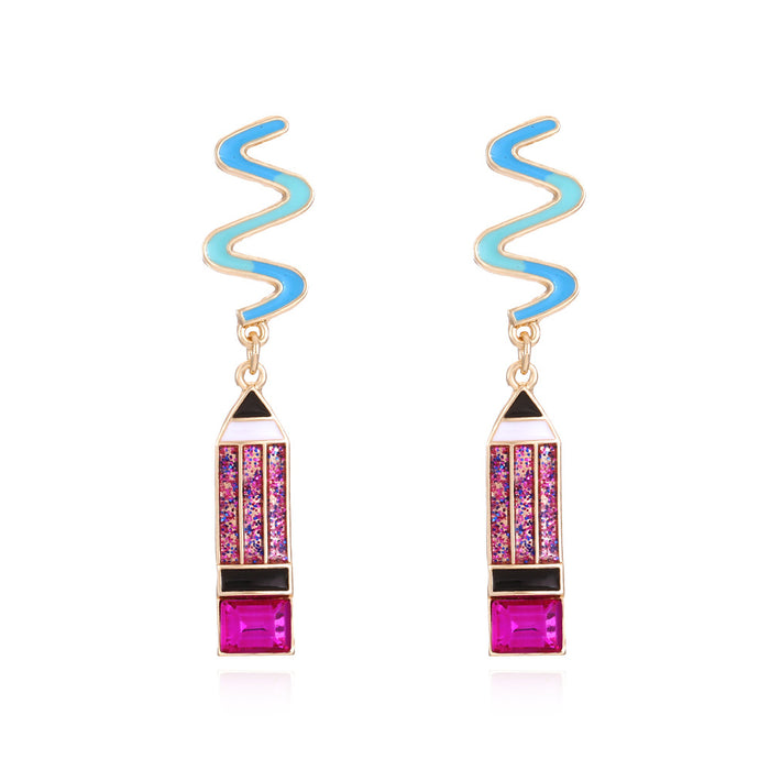 Wholesale Alloy Pencil Earrings Earrings JDC-ES-ManY044