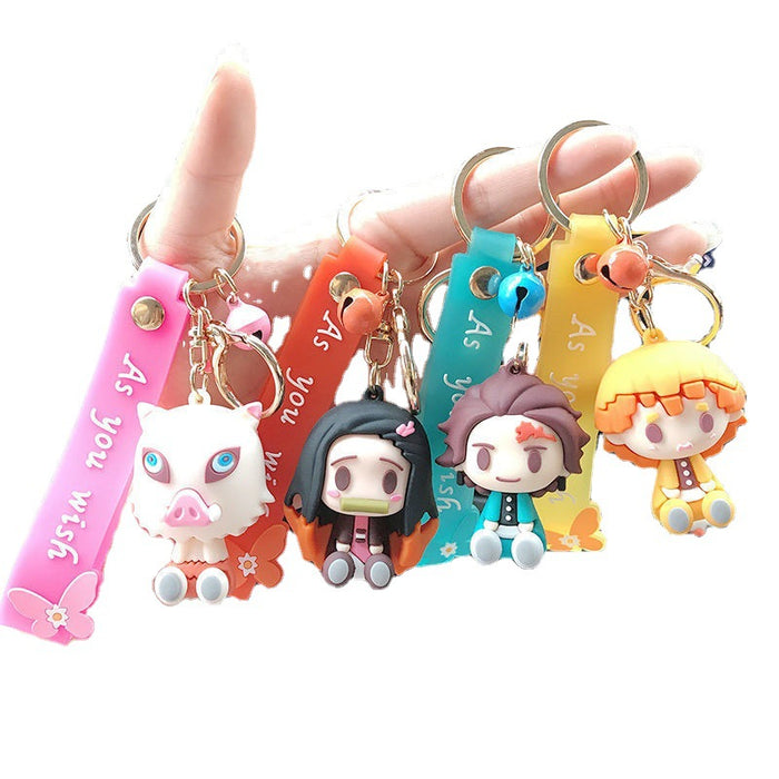 Carton de vente en gros chaîne de clés mignonnes poupées sacs de poupée pendentif MOQ≥2 (m) JDC-KC-GMEng001