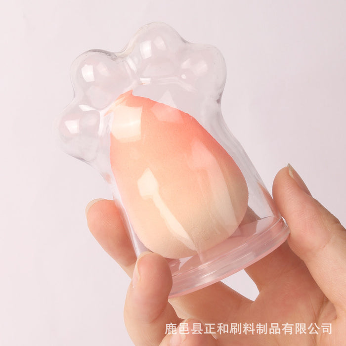 Wholesale hydrophilic non-latex cat claw shell cotton pads JDC-CP-ZHe001