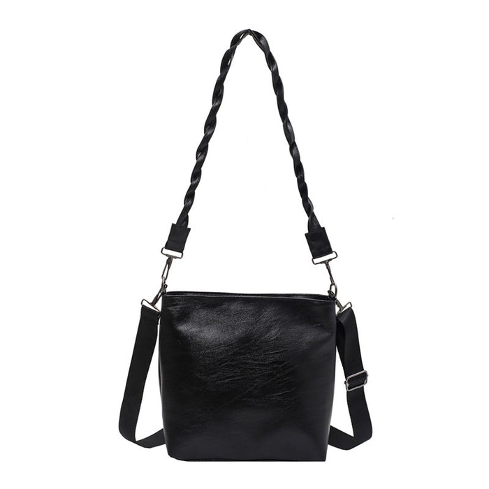 Wholesale Shoulder Bag Cotton Linen Large Capacity Small Black Bag JDC-SD-Zhaol003