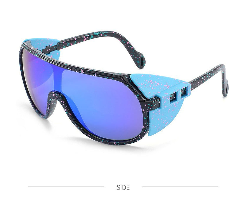 Wholesale Sunglasses PC One Piece Sports Wind Outdoor Riding Sunshade Mirrors MOQ≥2 JDC-SG-ZhuiF002