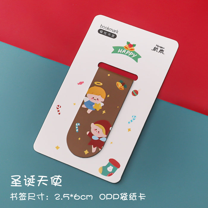 Wholesale Cartoon Christmas Paper Magnet Bookmark MOQ≥2 JDC-BM-Dichen003