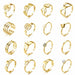 Jewelry WholesaleWholesale Titanium Steel Gold Plated Adjustable Ring JDC-RS-DingC018 Rings 顶潮 %variant_option1% %variant_option2% %variant_option3%  Factory Price JoyasDeChina Joyas De China