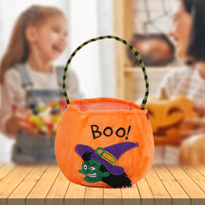 Al por mayor Halloween Kids Candy with Hood Round Tote Bag Moq≥2 JDC-DCN-QCHI001