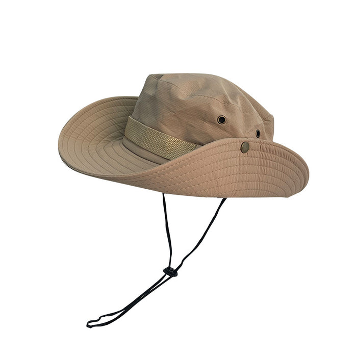Wholesale hat fabric shade fisherman western cowboy hat mountaineering hat JDC-FH-JIER008