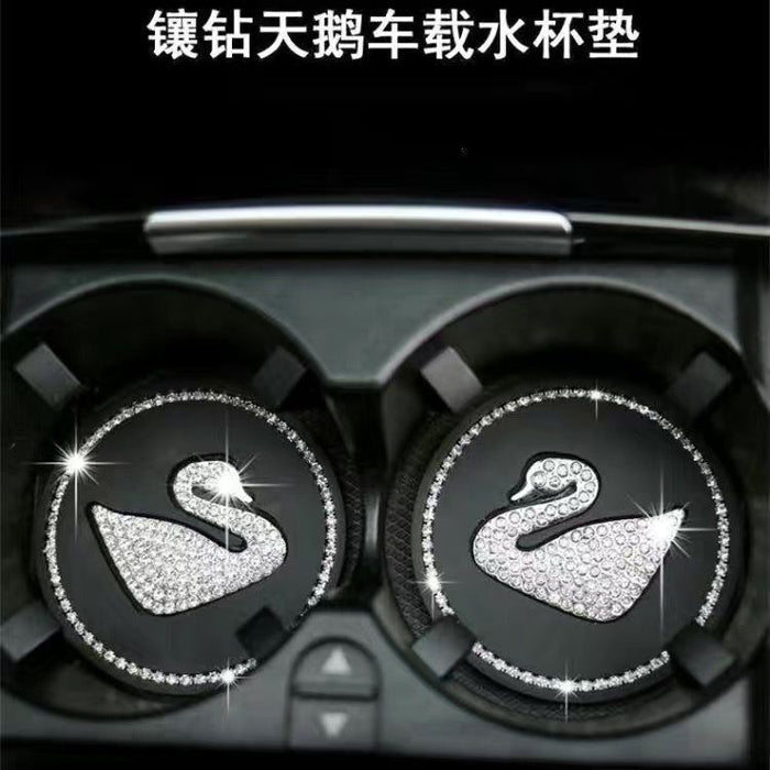 Wholesale Car Accessories PVC Car Drilled Water Coaster MOQ≥2 JDC-CA-HanX002