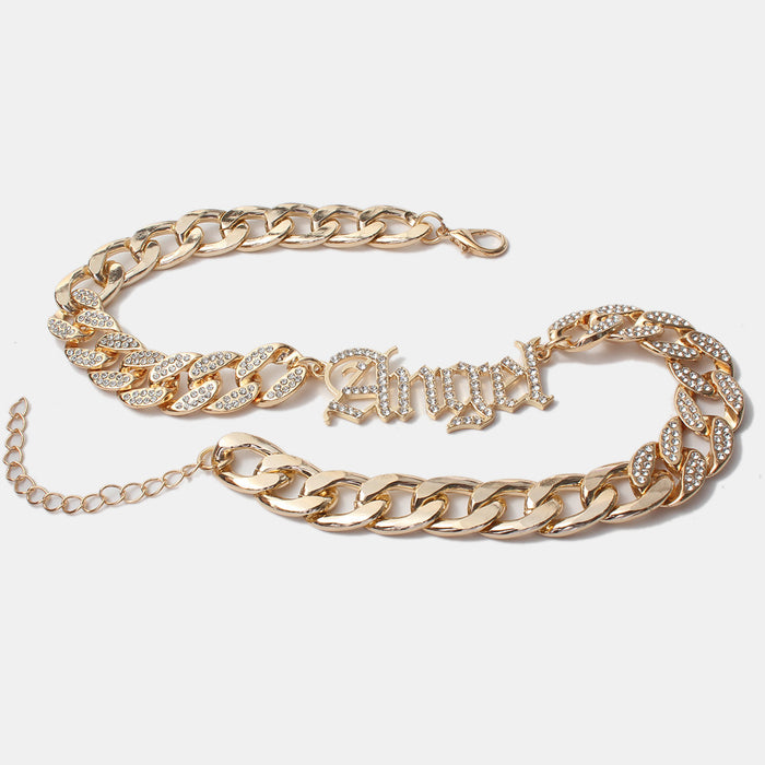Wholesale Necklace Alloy Thick Chain Clavicle Chain JDC-NE-TC133