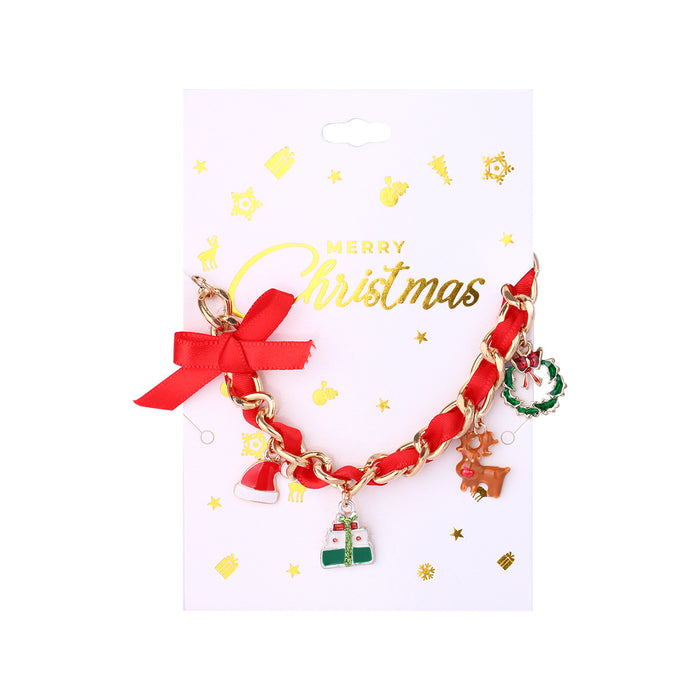 Wholesale Bracelet Alloy Christmas Adjustable MOQ≥2 JDC-BT-HanP002