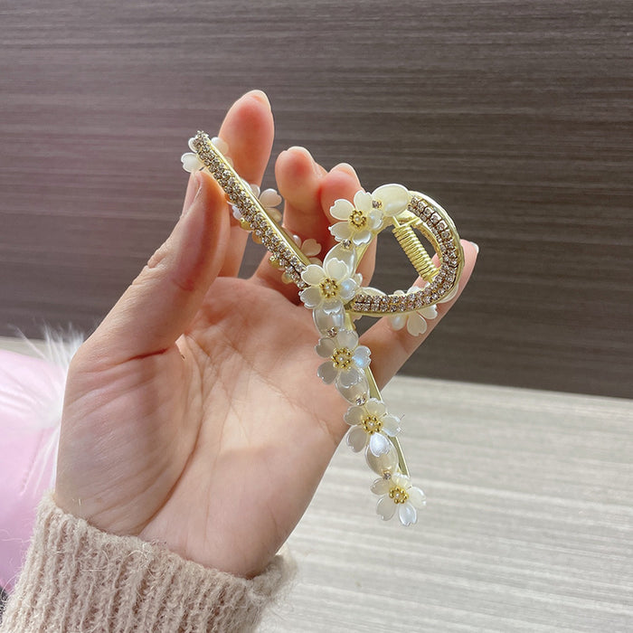 Wholesale spring high-end flower grab clip large back head hair JDC-HC-Shangy004
