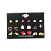 Jewelry WholesaleWholesale Acrylic Alloy Rainbow Kids Stud Earrings Set JDC-ES-LanT009 Earrings 蓝塘 %variant_option1% %variant_option2% %variant_option3%  Factory Price JoyasDeChina Joyas De China