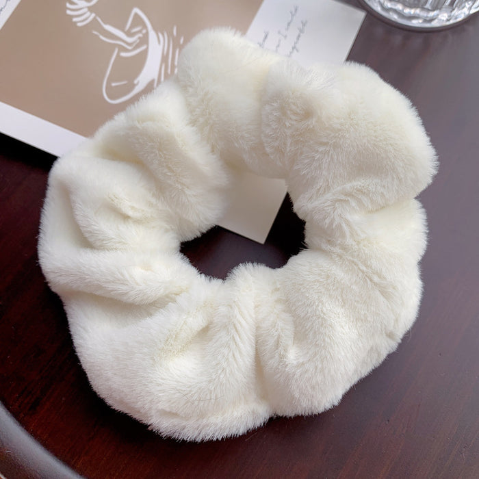 Wholesale Hair Scrunchies Plush Fall Winter Cute MOQ≥2 JDC-HS-HaoF007