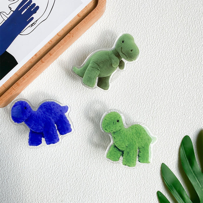 Wholesale Grips Silicone Small Dinosaur Paste Adhesive Retractable Phone Holder JDC-PS-BaiY023