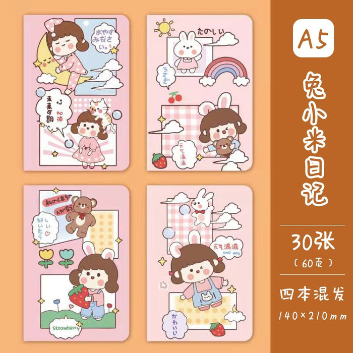 Wholesale A5 Cartoon Cute Notebook MOQ≥2 JDC-NK-XHZ002