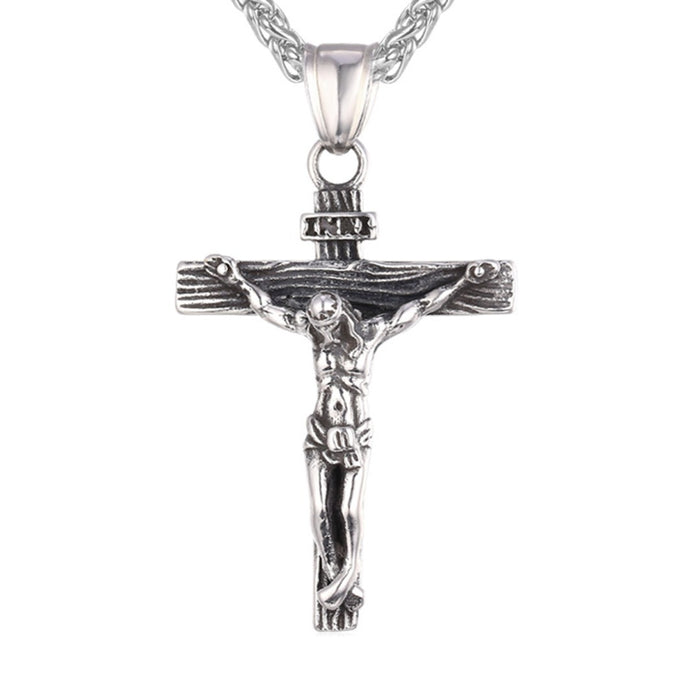 Wholesale Necklace Alloy Easter Cross JDC-NE-PanX005