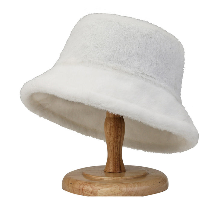 Sombreros al por mayor lana peluche sólido sombrero de cubo de color jdc-fh-jzhuo003