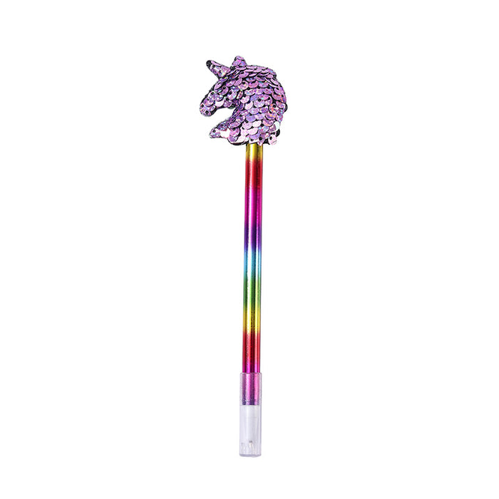 Wholesale Ballpoint Pen Plastic Unicorn MOQ≥2 JDC-BP-XingCh007