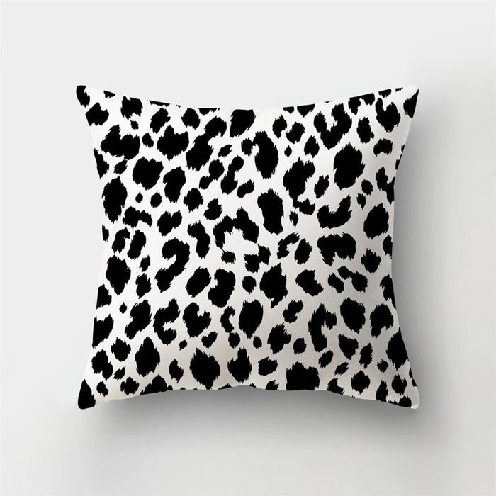 Wholesale Animal Print Leopard Print Short Fleece Pillowcase JDC-PW-Beilan003
