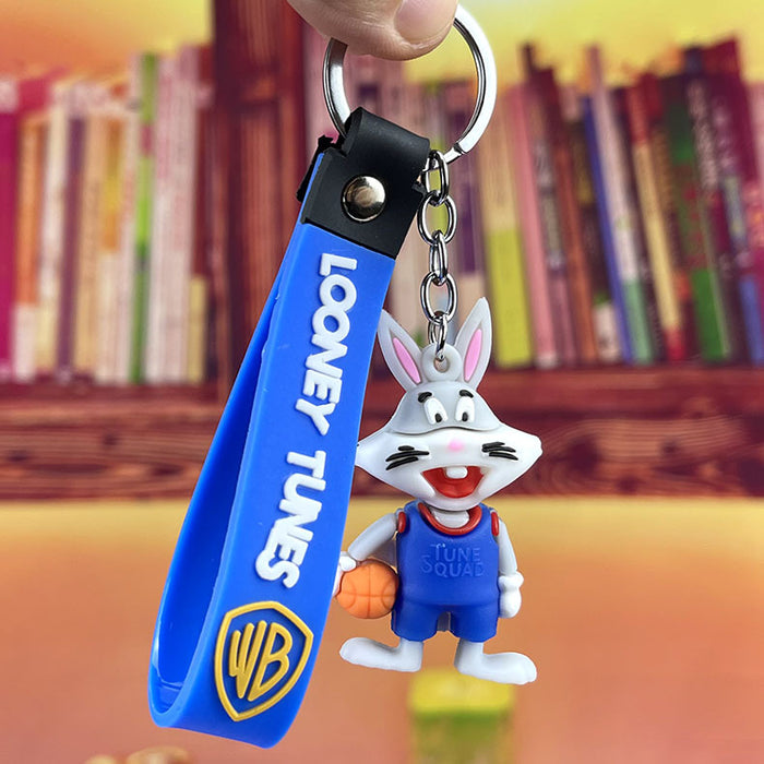 Wholesale creative cartoon keychain cute schoolbag pendant MOQ≥2 JDC-KC-LeO005