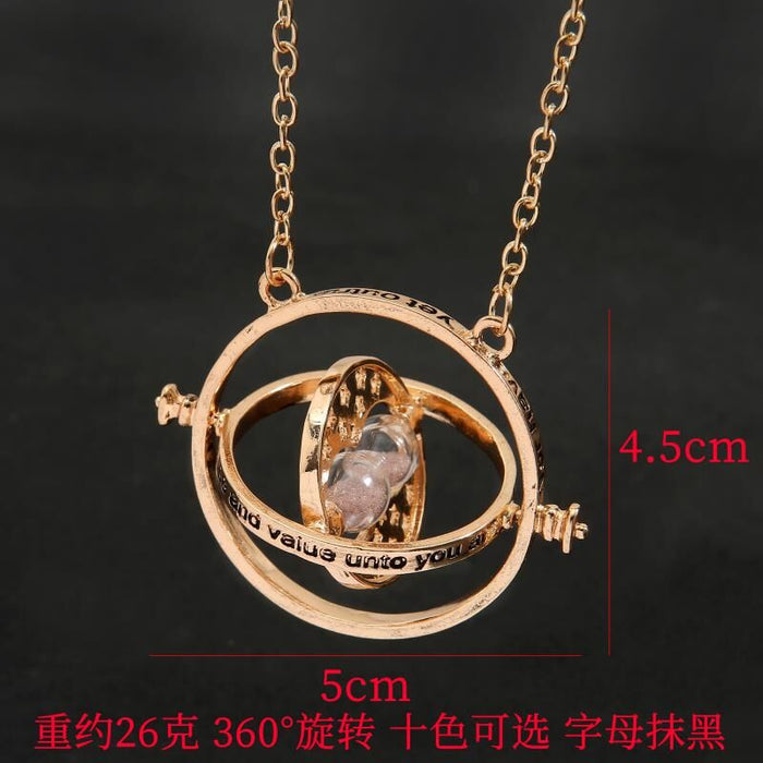 Wholesale Necklace Alloy Hourglass Sweater Chain MOQ≥2 (M) JDC-NE-PanF001
