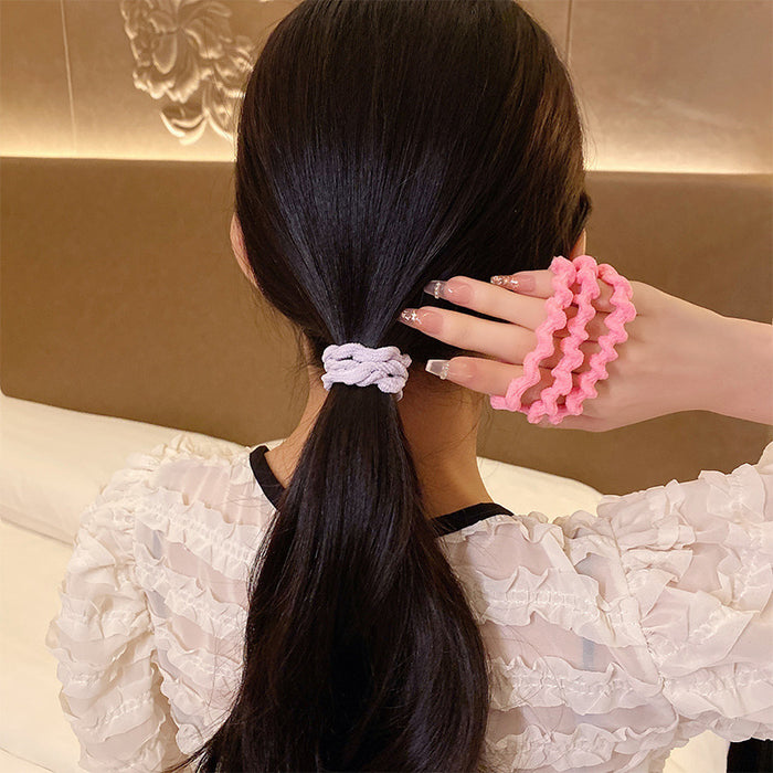 Scrunchies de cabello al por mayor Nylon 3-paquete JDC-HS-Hankou003