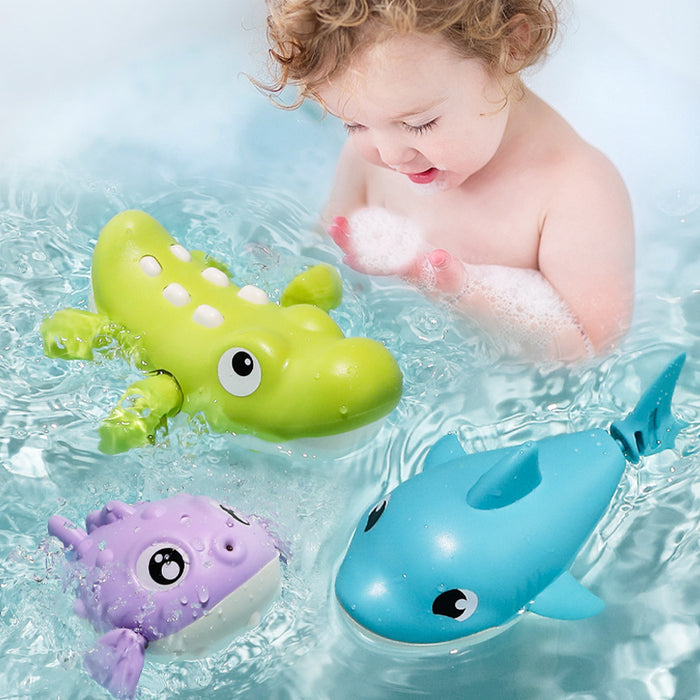 Juguetes al por mayor niños juguetes para baño para bebés jugando animales acuáticos juguetes de baño jdc-ft-weil001