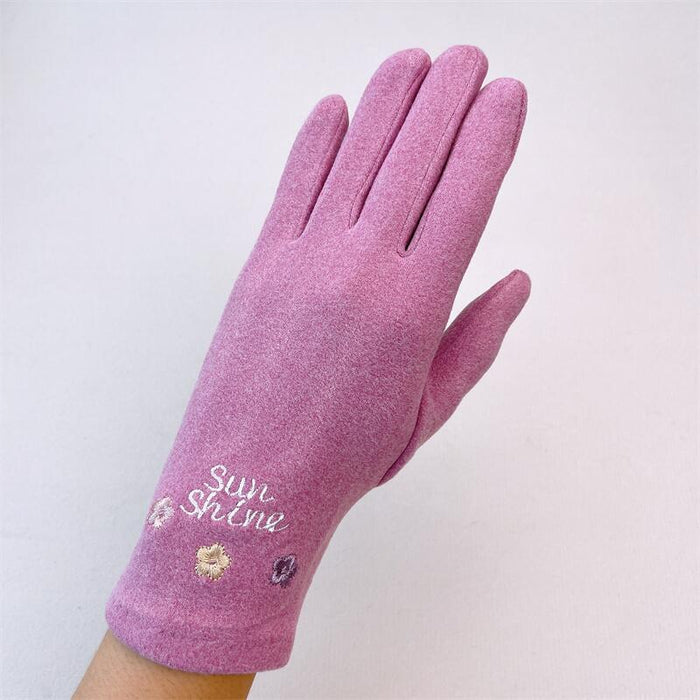 Wholesale Gloves De Velvet Outdoor Warm Touch Screen JDC-GS-MYuan004