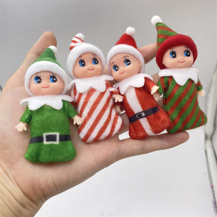 Juguetes al por mayor navidad para bebés ángel muñeca muñeca moq≥10 jdc-ft-zhit003