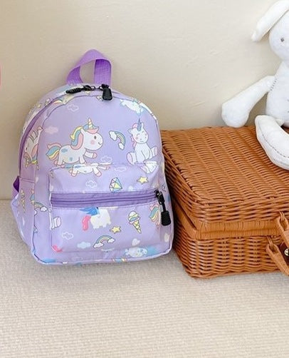 Wholesale Backpack Canvas Cartoon Kids Unicorn MOQ≥3 JDC-BP-Aiyu001