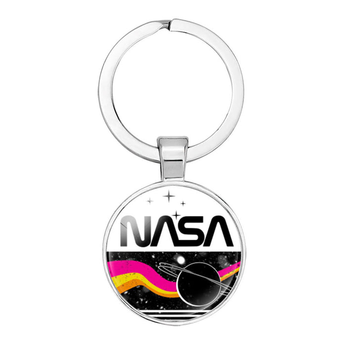Wholesale NASA Glass Alloy Keychain JDC-KC-NH001