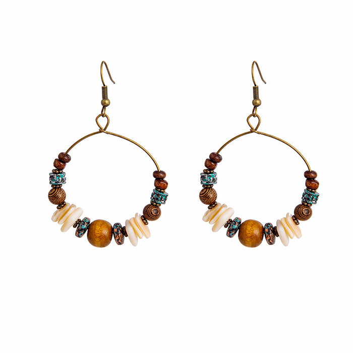 Wholesale boho handmade beaded earrings JDC-ES-Mdd027
