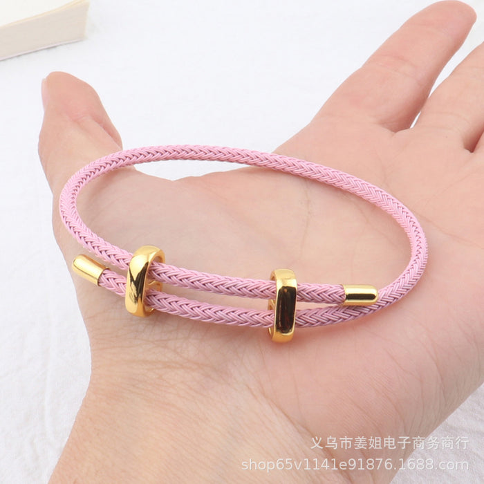 Wholesale Bracelet Metal Bracelet Transfer Bead Jewelry MOQ≥2 JDC-BT-JiangJ001