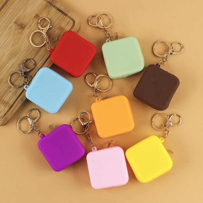 Wholesale Keychain Soft Adhesive Cute Cartoon Headphone Bag 100pcs JDC-KC-SGY002