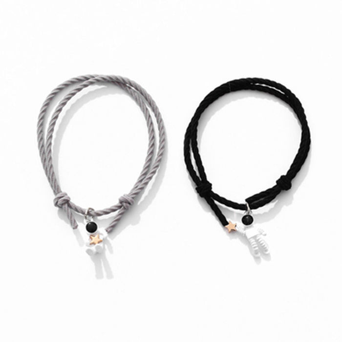 Wholesale Bracelet Rubber Band Astronaut Couple Bracelet JDC-BT-MengM006