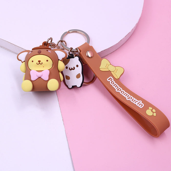 Wholesale cartoon doll key chain cute car key pendant JDC-KC-LEn003