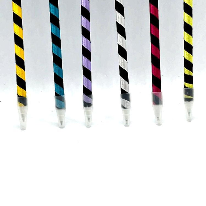 Wholesale Ballpoint Pen Plastic Halloween Multicolor Striped Thin Rod MOQ≥2 JDC-BP-XYJ002
